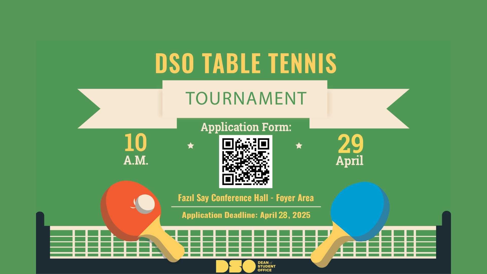 A Campus Awakened by the Sound of Paddles: The DSO Table Tennis Tournament Is Here!